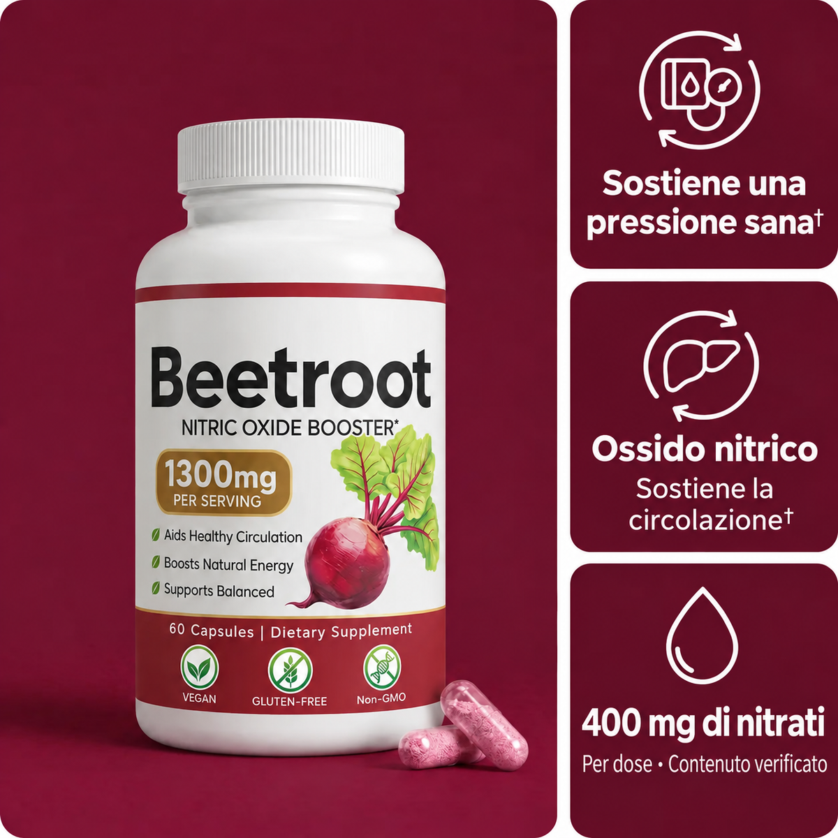 Naturogy Beet Flow | Integratore di barbabietola